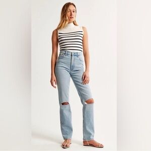 Abercrombie & Fitch 90s Straight Ultra High Rise